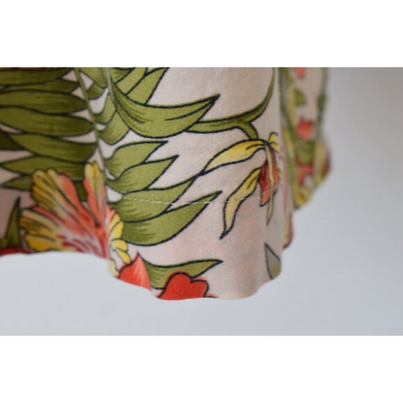 Plus Size Vintage Floral 90s Button Down Cotton/Rayon Shirt size 2X - Picture 8 of 10